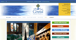 Desktop Screenshot of centrallutheranchurch.org