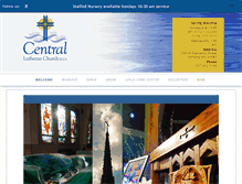 Tablet Screenshot of centrallutheranchurch.org