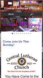 Mobile Screenshot of centrallutheranchurch.com